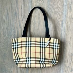 Authentic Burberry Tote Handbag Purse
